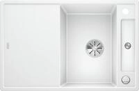 BLANCO AXIA III 45 S | Granitsp&uuml;le aus SILGRANIT wei&szlig; | Einbauart: Einbau von...