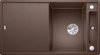 BLANCO AXIA III 5 S | Granitsp&uuml;le aus SILGRANIT cafe | Einbauart: Einbau von Oben 