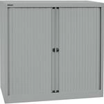 BISLEY Rollladenschrank EuroTambour, 2 Fachb&ouml;den, 2,5 OH, Metall, Sl355