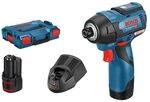 Bosch Professional 12V System Akku Drehschlagschrauber GDR 12V-110 (inkl. 2x Akku GBA