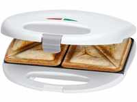 Clatronic Sandwichmaker mit dreieckigen Sandwichplatten | Sandwichtoaster mit