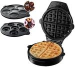 Russell Hobbs Multifunktionsger&auml;t Rund 3-in-1 [Waffeleisen, Mini Cupcake, Mini Donut