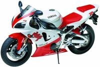Tamiya 300014073-1:12 Yamaha YZF-R1 1000ccm 1997 Street, Mittel, Wei&szlig;