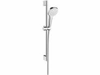 hansgrohe Croma Select E Duschset 0,65m, Weiß/Chrom
