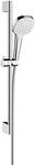 hansgrohe Croma Select E Duschset 0,65m, Wei&szlig;/Chrom