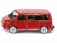 siku 1070, VW Multivan, Metall/Kunststoff, Rot, Öffenbare Heckklappe,