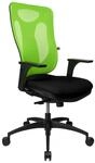 Topstar Net Pro 100 inklusive h&ouml;henverstellbaren Armlehnen B&uuml;rostuhl, Stoff,
