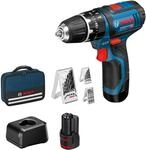 Bosch Professional 12V System Akku Schlagbohrschrauber GSB 12V-15 (Bohr-&Oslash; Holz max: