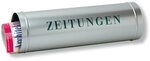 Burg-W&auml;chter Zeitungsrolle mit Seitendeckel, Briefkastenerg&auml;nzung, Rund, Verzinkter
