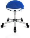 Topstar Rollhocker Sitness Half Ball blau