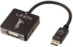 LINDY 41028 DisplayPort 1.2 auf HDMI, DVI & VGA Konverter, aktiv
