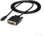 StarTech.com USB-C auf DVI Adapterkabel - USB Typ-C auf DVI Konverter / Adapter - 2m