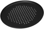 Zenker 7511 Pizzablech rund, perforiert &Oslash; 32 cm, special countries, Schwarz