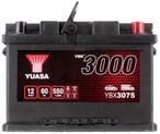 YUASA YBX3075 YBX3000 Starterbatterie 60Ah 12V 550A DIN/ISO LB2 Kompatibel mit...