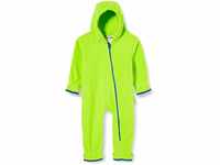Playshoes Unisex Kinder Fleece-Overall Jumpsuit, grün, 62