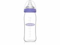 Lansinoh Glas Babyflasche mit NaturalWave Sauger Gr. M, 240 ml