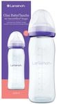 Lansinoh Glas Babyflasche mit NaturalWave Sauger Gr. M, 240 ml