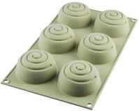 silikomart | Silikon-Kuchenform MINI GIROTONDO, antihaftbeschichtet, 6...