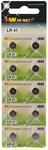 Camelion Alkaline Knopfzelle 1.5V (AG3, LR41, 192, 10er-Pack, Blister)