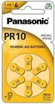 Panasonic PR10 Zink-Luft-Batterien f&uuml;r H&ouml;rger&auml;te, Typ 10, 1.4V,