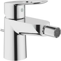 GROHE Bauloop - Einhand- Bidetbatterie (wassersparend, 1/2", mit Zugstange), chrom,
