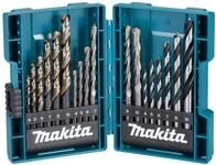 Makita B-49432 Bohrer-Set 18-teilig in Aufbewahrungsbox, M-Force Metallbohrer,