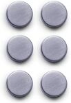 Zeller 11203 Magnet-Set 6-teilig, &oslash; 2.7 cm, edelstahl