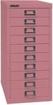 BISLEY MultiDrawer, 29er Serie, DIN A4, 10 Schubladen, Metall, 601 Pink, 38 x...