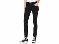 LTB Jeans Damen Molly Jeans, Black to Black Wash, 25W / 30L