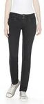LTB Jeans Damen Molly Jeans, Black To Black Wash, 25W / 30L
