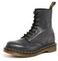Dr. Martens PASCAL Virginia BLACK, Damen Combat Boots, Schwarz (Black), 43 EU (9