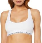 Calvin Klein Damen BH Bralette Unlined Sport, Wei&szlig; (White), S