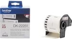 Brother DK-22251 selbstklebende Endlosetiketten (62 mm x 15,24 m, geeignet f&uuml;r