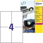 AVERY Zweckform L4719-20 Wetterfeste Folienetiketten (80 Klebeetiketten, 105x148mm
