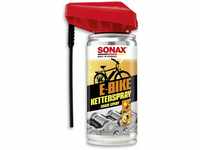 SONAX E-BIKE KettenSpray mit EasySpray (100 ml) reinigt, schützt & schmiert,