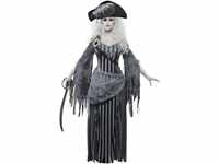 Halloween! Smiffys Kostüm Geisterschiffprinzessin, Grau, mit Kleid und Hut