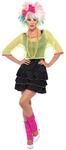 Smiffys Adult Women's 80's Pop Tart Costume, Top, Dress and Headband, Back to the