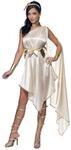 Fever, Damen G&ouml;ttin Kost&uuml;m, Kleid, G&uuml;rtel, Armmanschetten, Halsband und Haarreif,