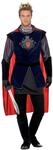 Smiffy's 43417L - King Arthur Deluxe Kost&uuml;m mit Top Cape Handschuhe Beinw&auml;rmer und