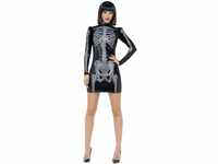 Fever Miss Whiplash Skeleton Costume (S)