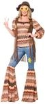 Smiffy's 43856L - Harmony Hippie Kost&uuml;m mit Top Flares und Weste
