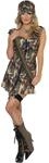 Smiffys, Damen Armee Girl Kost&uuml;m, Kleid und M&uuml;tze, Gr&ouml;&szlig;e: L, 33829