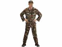 Widmann - Kostüm Soldat, Uniform, Camouflage, Army, Militär,...