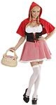 W WIDMANN MILANO Party Fashion - Rotk&auml;ppchen Kost&uuml;m Damen | Mit Kleid, Umhang mit