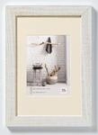 walther design Bilderrahmen polarweiss 40 x 50 cm mit Passepartout, Home Holzrahmen