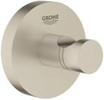 Grohe 40364EN1 Essentials Bademantelhaken, Nickel geb&uuml;rstet