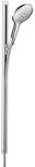 hansgrohe Raindance Select S 150 Duschset 0,90m, 3 Strahlarten, Wei&szlig;/Chrom