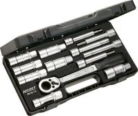HAZET Sto&szlig;d&auml;mpfer Werkzeug-Satz 4910/13 | 13-teiliges Set, Vierkant-Antrieb,