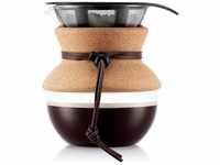 BODUM 11592-109 Kaffeebereiter mit Dauerfilter, 0,5 l, Kork, mehrschichtig,