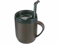 Zyliss E990001 Hot Mug Kaffeebecher, Plastik/Silikon, Grau, Thermobecher,...
